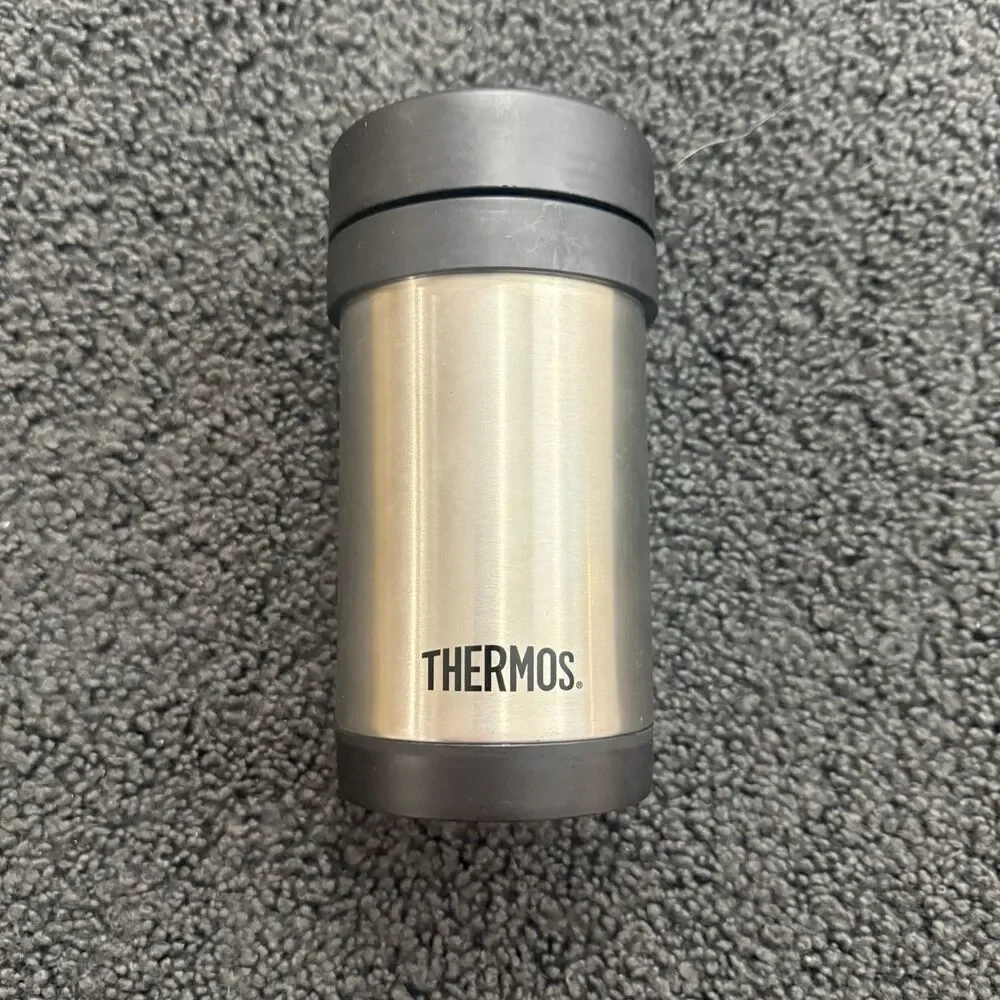 Thermos 16 oz. Vacuum Insulated Stainless Steel Food Jar - Silver/Black